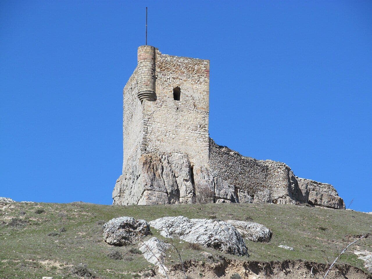 Burg von Atienza auf dem Felsen